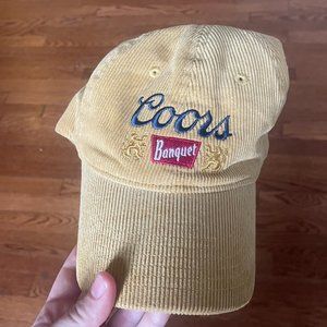 Coduroy Coors Banquet Hat